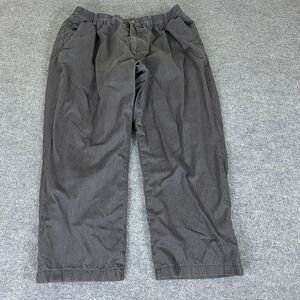 Haband's Ice House Flannel Lined Slacks Men's Size 44 Warm Winter Pants Gray‎